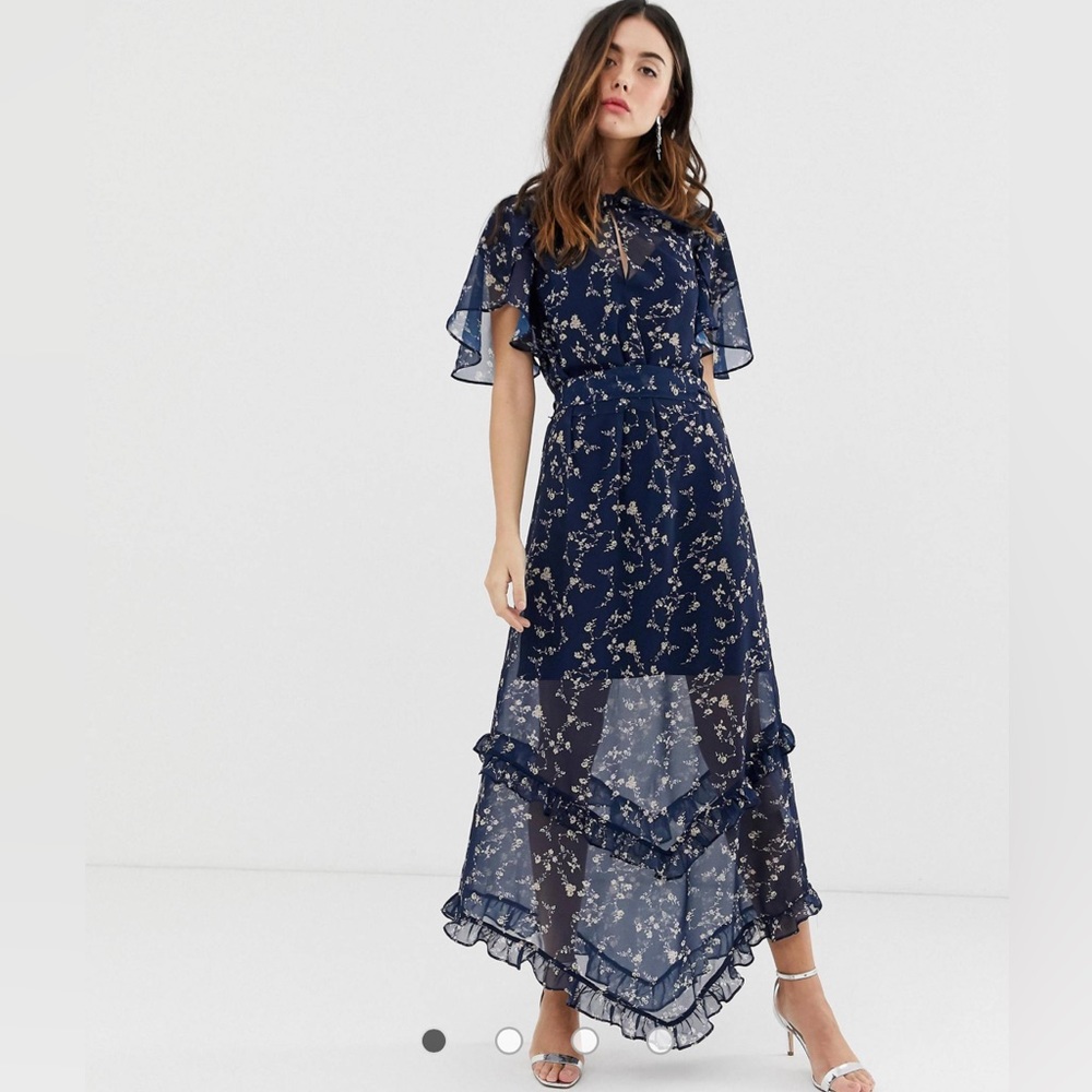 NWT Keepsake daybreak floral midaxi dress